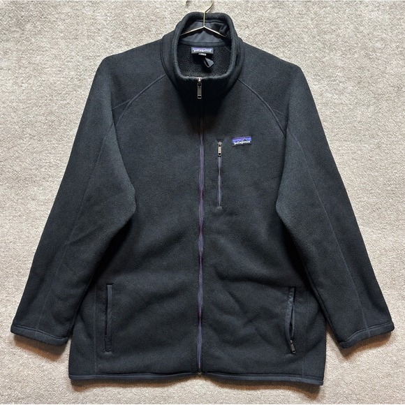 Patagonia Other - Patagonia Better Sweaters Mens Full Zip Charcoal 2XL Mock Neck Outdoors XXL Hike